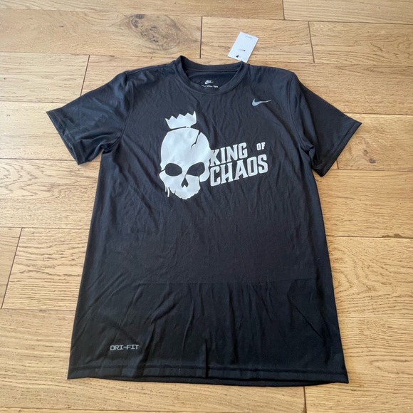 Nike Dri Fit King of Chaos Tee Shirt Men’s size Medium and Small - Picture 1 of 5
